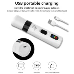 Electric Pet Nail Clippers USB Rechargeable Dog Nail Grinder Portable Small Dog Cat Nail Pet Grooming Tool For Cat Big And Small