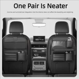 JFBONIN Car Seat Back Storage Bag Rack Folding Chair Organizer with Small Table Board Essential Auto Storage Solution