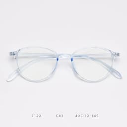 Fashion Eyeglasses TR90 Frame Round Shape Glasses Anti Blue Light Spectacles Lightweight Eyewear for Women Men