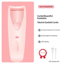 Electric Heated Eyelash Curler Women Long Lasting Automatic Eye Lash Perm Tool Makeup Accessory Heated Clip