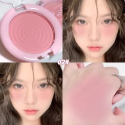1Pc Monochrome Blush Face Mineral Pigment Peach Orange Nude Pink Matte Natural Blush Contour Shadow Cheek Blusher Cosmetics