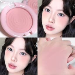 1Pc Monochrome Blush Face Mineral Pigment Peach Orange Nude Pink Matte Natural Blush Contour Shadow Cheek Blusher Cosmetics