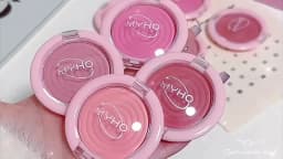 1Pc Monochrome Blush Face Mineral Pigment Peach Orange Nude Pink Matte Natural Blush Contour Shadow Cheek Blusher Cosmetics