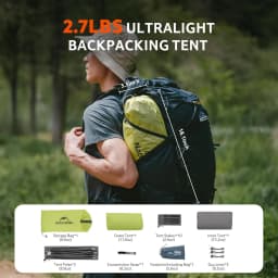 Naturehike Star Trail EXT Hiking Tent Outdoor Camping Ultralight Rainstorm Protection Wild Tent 1 2 Person 0D Nylon Backpacking Tent