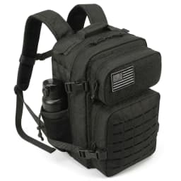 26L Tactical Backpack Men Women MOLLE Outdoor Survival Fitness Hiking Rucksack With Dual Double Cup Holders Camping Travel Daily Use Backpack