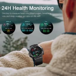 MEVADEN 1.39" Outdoor Sport Smart Watch Bluetooth Call Men Fitness Tracker Health Monitor 400mAh Smartwatch for Android IOS MD56