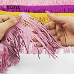 2M 10/15/20/25/30cm Tassel Fringe For Clothes Suede Leather Trim Lace Ribbon Handbag Skirt Decoration Trimming DIY Accessories