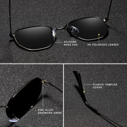 KINGSEVEN Brand Reflective Sunglasses Men Hexagon Retro Sun Glasses Leisure Glasses Oculos Gafas De Sol Shades