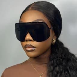 New Fashionable Oversized Oval Shaped Sunglasses For Women Borderless Summer UV Resistant Glasses Outdoor Photography Eyewears