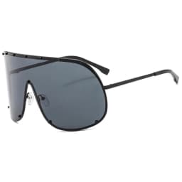 New Fashionable Oversized Oval Shaped Sunglasses For Women Borderless Summer UV Resistant Glasses Outdoor Photography Eyewears