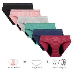 Cotton Menstrual Period Panties Plus Size Women Heavy Flow Absorbency Leakproof Underwear Female Incontinence Lingerie for Women