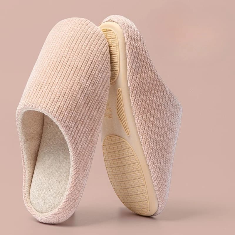 Soft Fluffy Silent Slippers Women Men Couple Non-slip Comfortable Indoor House Flats Slides Home Shoes