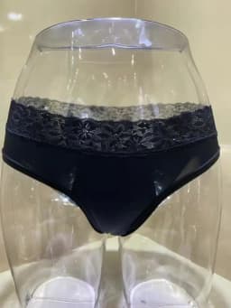 4-Layer Leak proof Menstrual Panties Moderate Fast Absportion Postpartum Belly Support Briefs With Lace Design Reusable