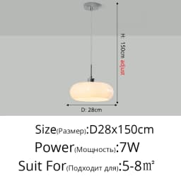 Bauhaus Style Chandelier For Restaurant Nordic Bedroom LivingRoom Warm Lamp Pendant Light Corridor Aisle Light Glass Chandelier