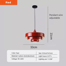 French Glass Pendant Light Orange/White Home Deco Chandelier Living Room Restaurant Bedroom Study Indoor Decoration Hanging Lamp