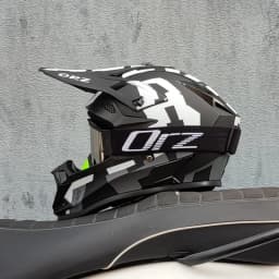ORZ Högkvalitativ Motorcykel Offroad Racinghjälm ATV Skog DH Mountainbike Fullhjälm DOT-Godkänd