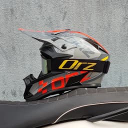 ORZ Högkvalitativ Motorcykel Offroad Racinghjälm ATV Skog DH Mountainbike Fullhjälm DOT-Godkänd