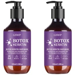 GSWP Botox Keratin Hair Mask, moisturizes and strengthens damaged hair, reduces frizz, split ends and tangles.100ml/200ml
