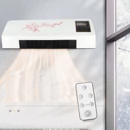 Cooling Heating Fan Electric Air Conditioner Fan Wall Mount Easy Temperature Timer Heating and Cooling Fan