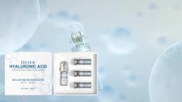 Hyaluronic Acid Stock Solutions Face Serum with Roller Microneedle Set Moisturizing Anti-Wrinkle Facial Serum Smoothing Refresh