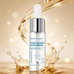 VIBRANT GLAMOUR Hyaluronic Acid Face Serum Skin Care 15ml*3pcs