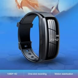 1080P HD Action Camera Professional Recorder Watch Sports Video Voice Protable Watch Mini Cam Suitable for Outdoor Meeting