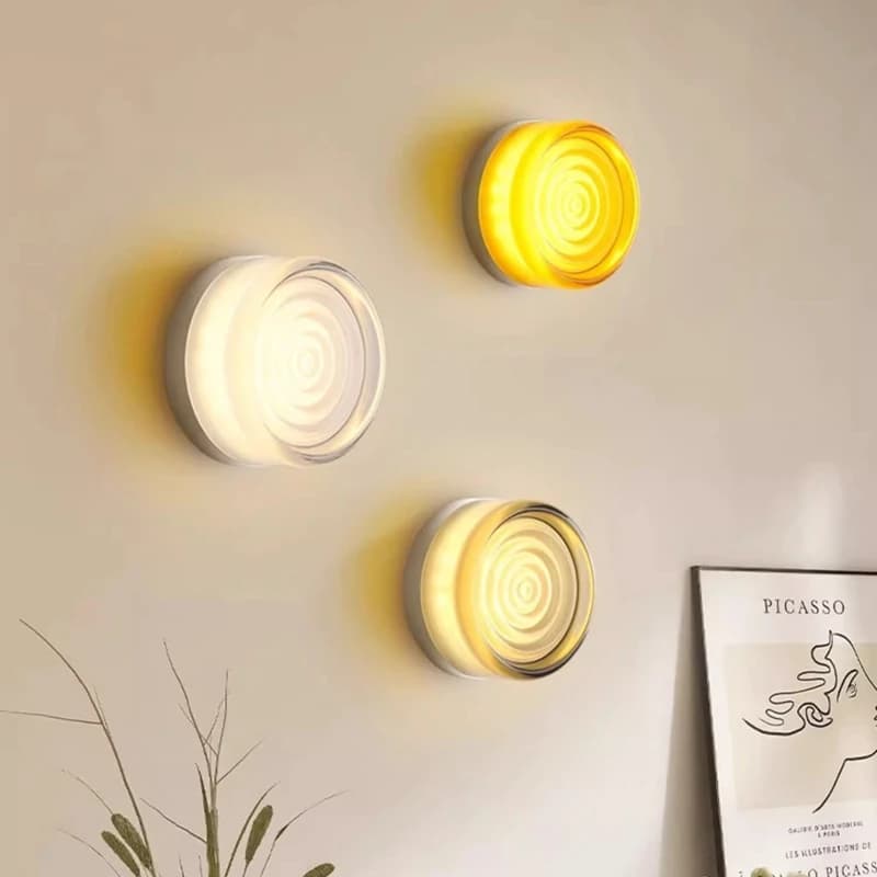 Nordic Simple Acrylic Wall Light Bedroom Bed Wall Light Atmosphere Light Corridor Balcony Ceiling Light Waterproof Wall Light
