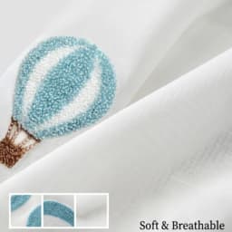 Children's Room Curtains Cartoon Hot Air Balloon Embroidered Tulle Curtains for Living Dining Room Bedroom Boys Girls Bedroom