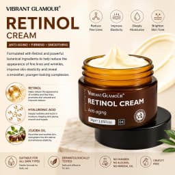 VIBRANT GLAMOUR Retinol Face Cream Moisturizing Brightening