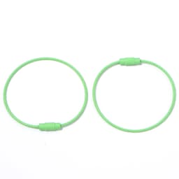 10pcs/lot Stainless Steel Wire Keychains Colorful Round Cable Loop Screw Lock Rope Rings For DIY Keyrings Key Chains Accessories