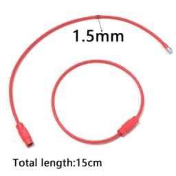 10pcs/lot Stainless Steel Wire Keychains Colorful Round Cable Loop Screw Lock Rope Rings For DIY Keyrings Key Chains Accessories