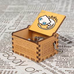 Pok É Mon Music Box Ornaments girl Party Wooden Hand Cranked Musical Box Valentine's Day Birthday Holiday Christmas Gifts Hot