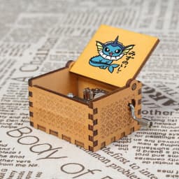 Pok É Mon Music Box Ornaments girl Party Wooden Hand Cranked Musical Box Valentine's Day Birthday Holiday Christmas Gifts Hot