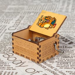 Pok É Mon Music Box Ornaments girl Party Wooden Hand Cranked Musical Box Valentine's Day Birthday Holiday Christmas Gifts Hot