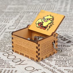 Pok É Mon Music Box Ornaments girl Party Wooden Hand Cranked Musical Box Valentine's Day Birthday Holiday Christmas Gifts Hot