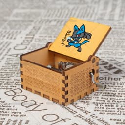 Pok É Mon Music Box Ornaments girl Party Wooden Hand Cranked Musical Box Valentine's Day Birthday Holiday Christmas Gifts Hot