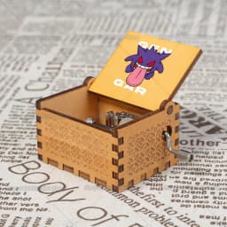 Pok É Mon Music Box Ornaments girl Party Wooden Hand Cranked Musical Box Valentine's Day Birthday Holiday Christmas Gifts Hot