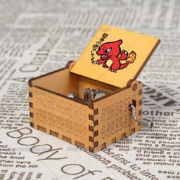 Pok É Mon Music Box Ornaments girl Party Wooden Hand Cranked Musical Box Valentine's Day Birthday Holiday Christmas Gifts Hot