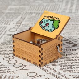 Pok É Mon Music Box Ornaments girl Party Wooden Hand Cranked Musical Box Valentine's Day Birthday Holiday Christmas Gifts Hot