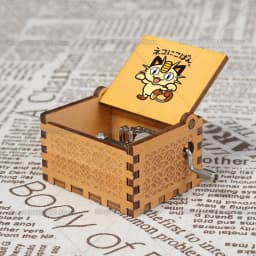 Pok É Mon Music Box Ornaments girl Party Wooden Hand Cranked Musical Box Valentine's Day Birthday Holiday Christmas Gifts Hot