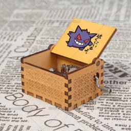 Pok É Mon Music Box Ornaments girl Party Wooden Hand Cranked Musical Box Valentine's Day Birthday Holiday Christmas Gifts Hot