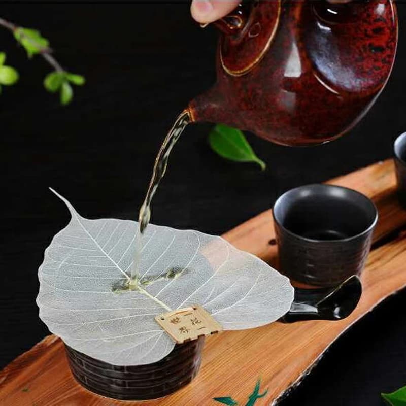 Leaves Shape Tea Strainers Leaf Tea Filter Bodhi Leakage Kung Fu Tea Infusers Access Hollow Out The Leaves Personality Filter