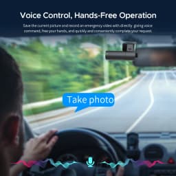 KAWA Dash Cam D6 3K Upgrade Night Vision 24/7 Parking Monitoring Supercapacitor Emergency Recording Car DVR Voice Control