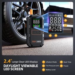PAIVIROKU 4-IN-1 Car Jump Starter with Air Compressor Peak 5000A Auto Battery Booster 150PSI Air Pump Portable Power Bank Tire Inflator