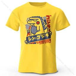 Harajuku Kawaii Animal Printed 100% Cotton T-Shirt, Lightweight Round Neck Short Sleeve Tee, Unisex Casual Wear