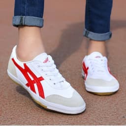 2024 WARRIOR Men's Women's Shoes Canvas Shoes Running Training Badminton Shoes Table Tennis Shoes Casual Sports Shoes