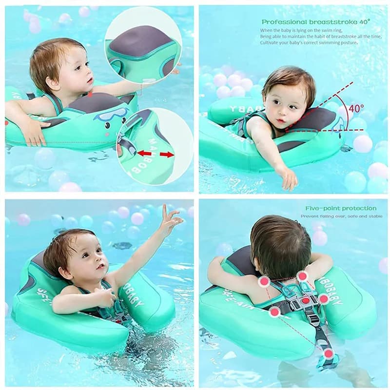 Mambobaby VIP Dropshipping Non-Inflatable Baby Floats Underarm Swimming Floater Spa Buoy Trainer Suppliers