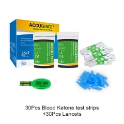ACCUGENCE Blood Glucose Ketone Hemoglobin Uric Acid Test Strips Diabetes Gout HB Anemia for PM800 PM900 Multifunctional Monitor