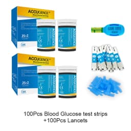 ACCUGENCE Blood Glucose Ketone Hemoglobin Uric Acid Test Strips Diabetes Gout HB Anemia for PM800 PM900 Multifunctional Monitor
