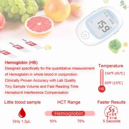 ACCUGENCE Blood Glucose Ketone Hemoglobin Uric Acid Test Strips Diabetes Gout HB Anemia for PM800 PM900 Multifunctional Monitor